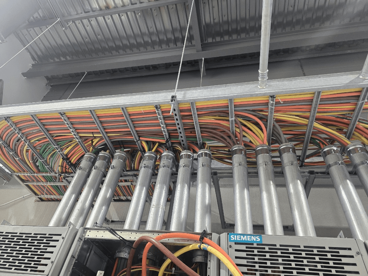 SK Electric main electrical room with switchboards and distribution