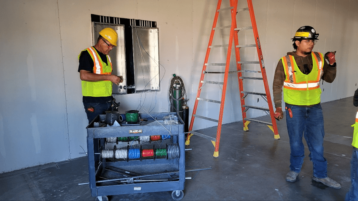 Distribution panel boards and MCC systems in manufacturing plant