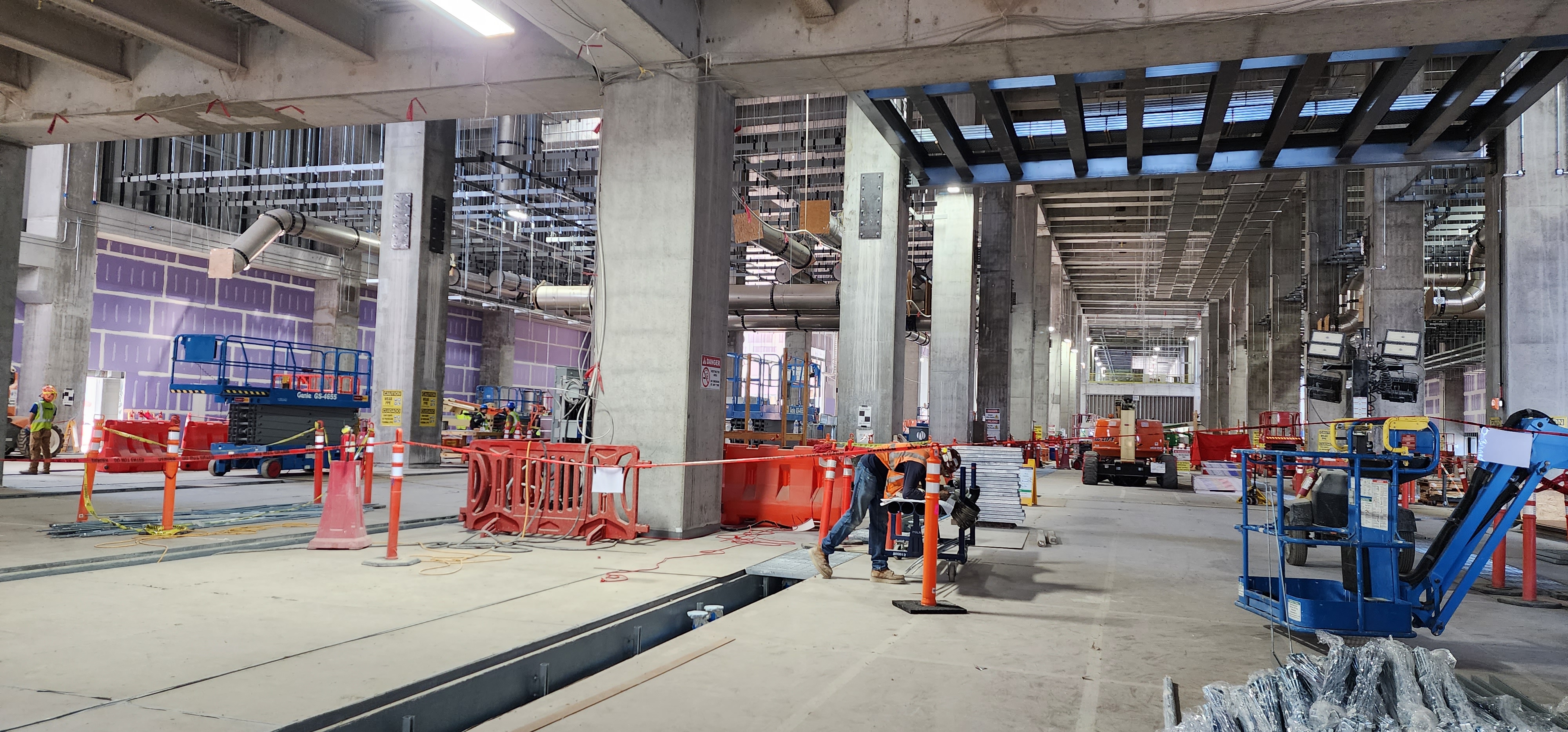 Cable Tray & Wiring — Taylor campus field photo 4