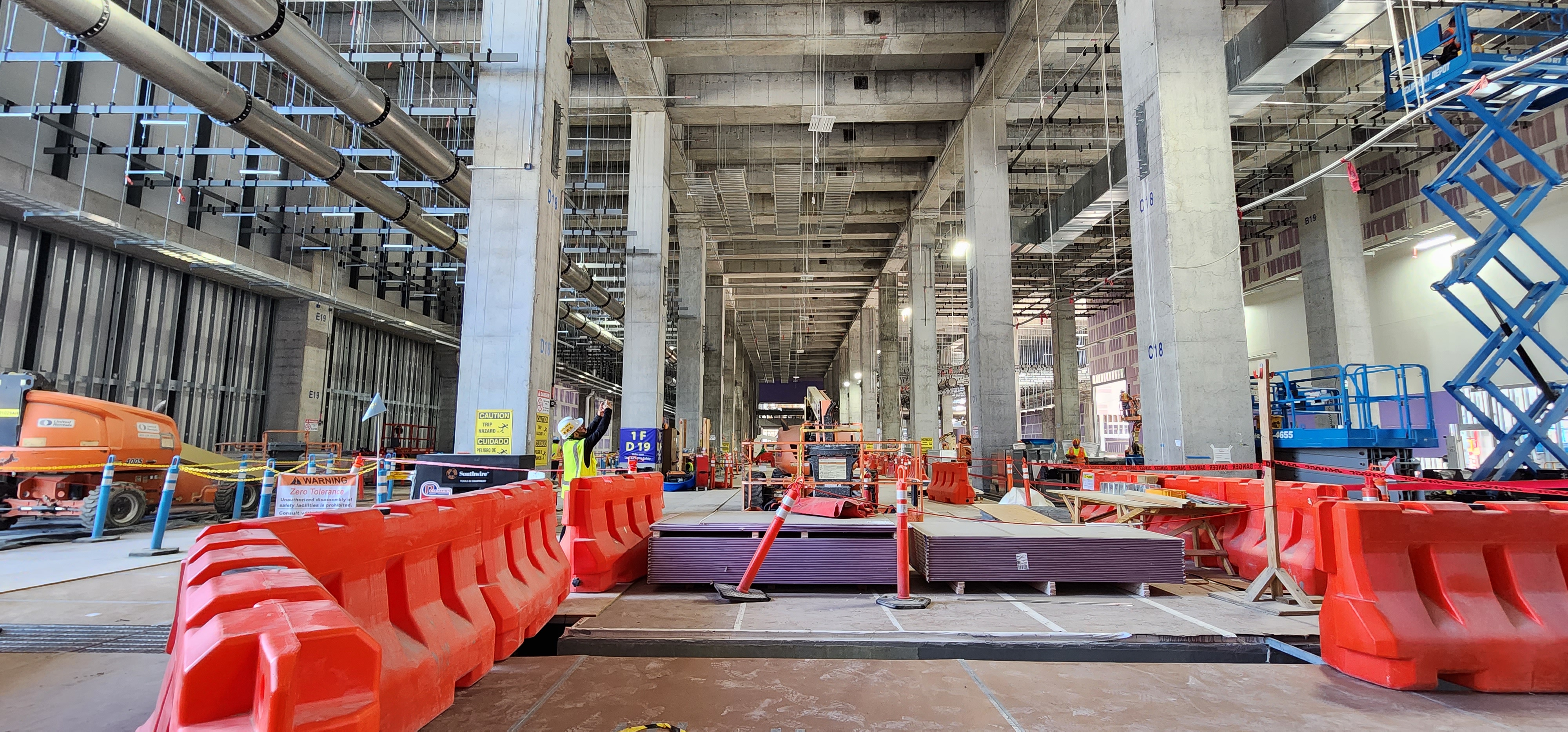 Cable Tray & Wiring — Taylor campus field photo 5