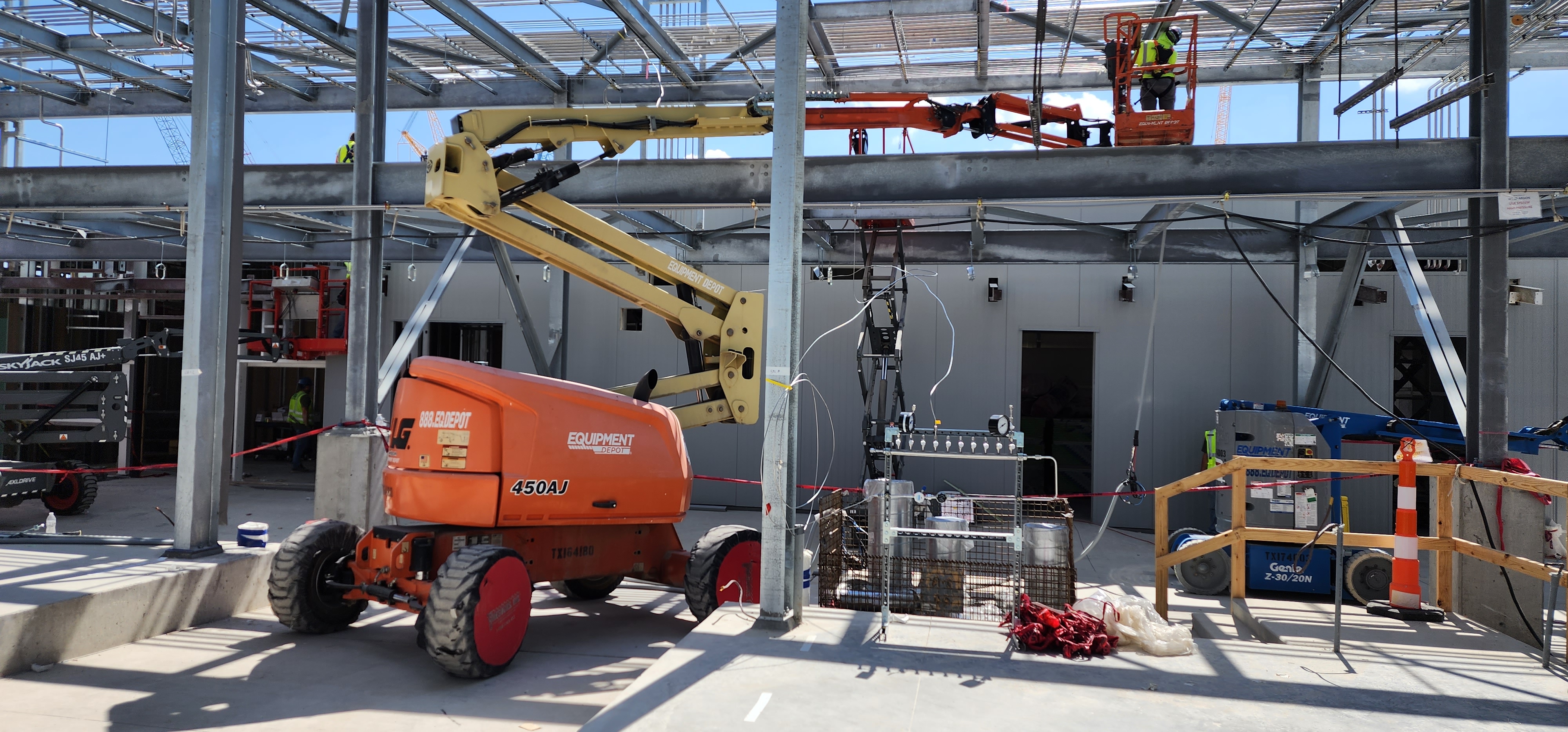 Cable Tray & Wiring — Taylor campus field photo 7
