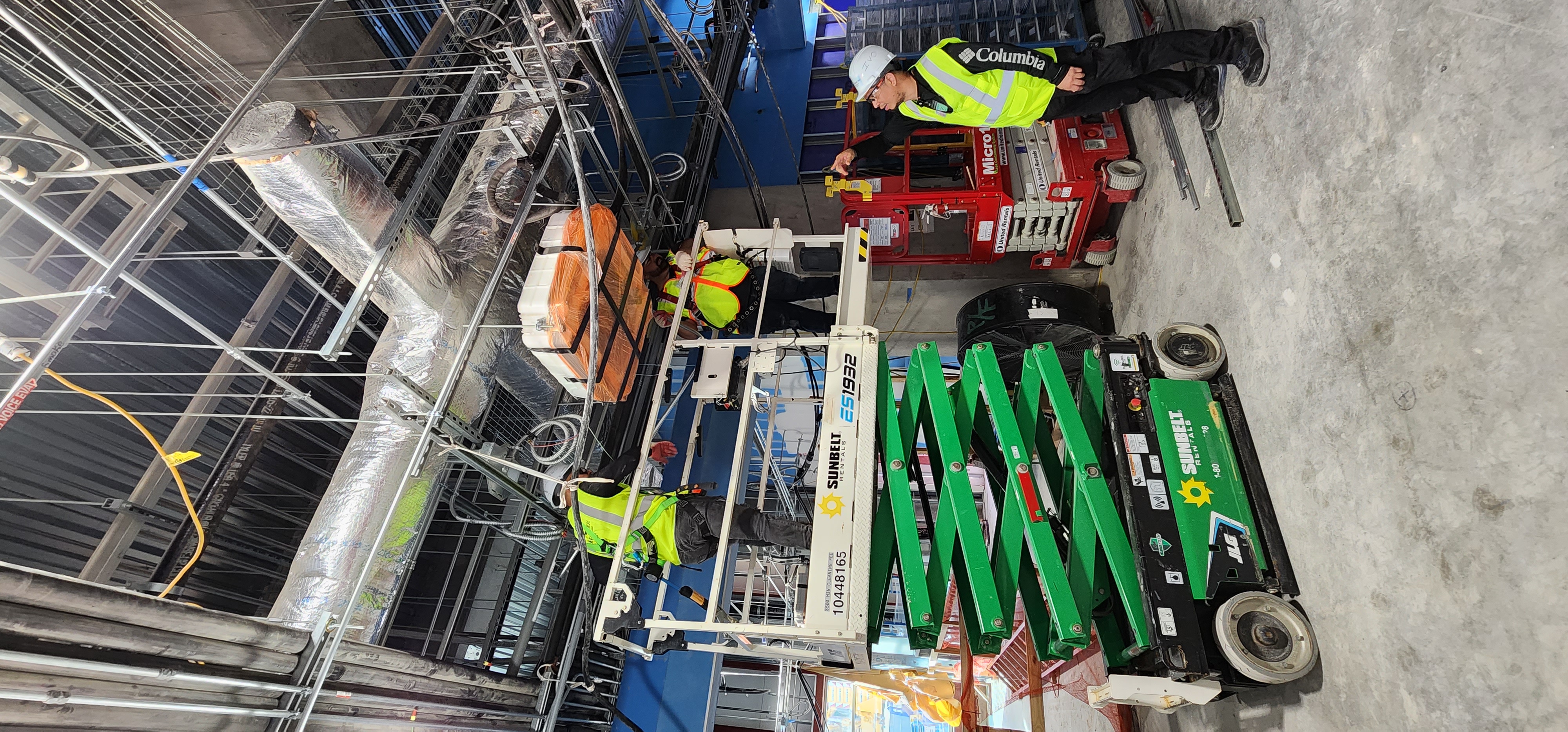 Cable Tray & Wiring — Taylor campus field photo 10