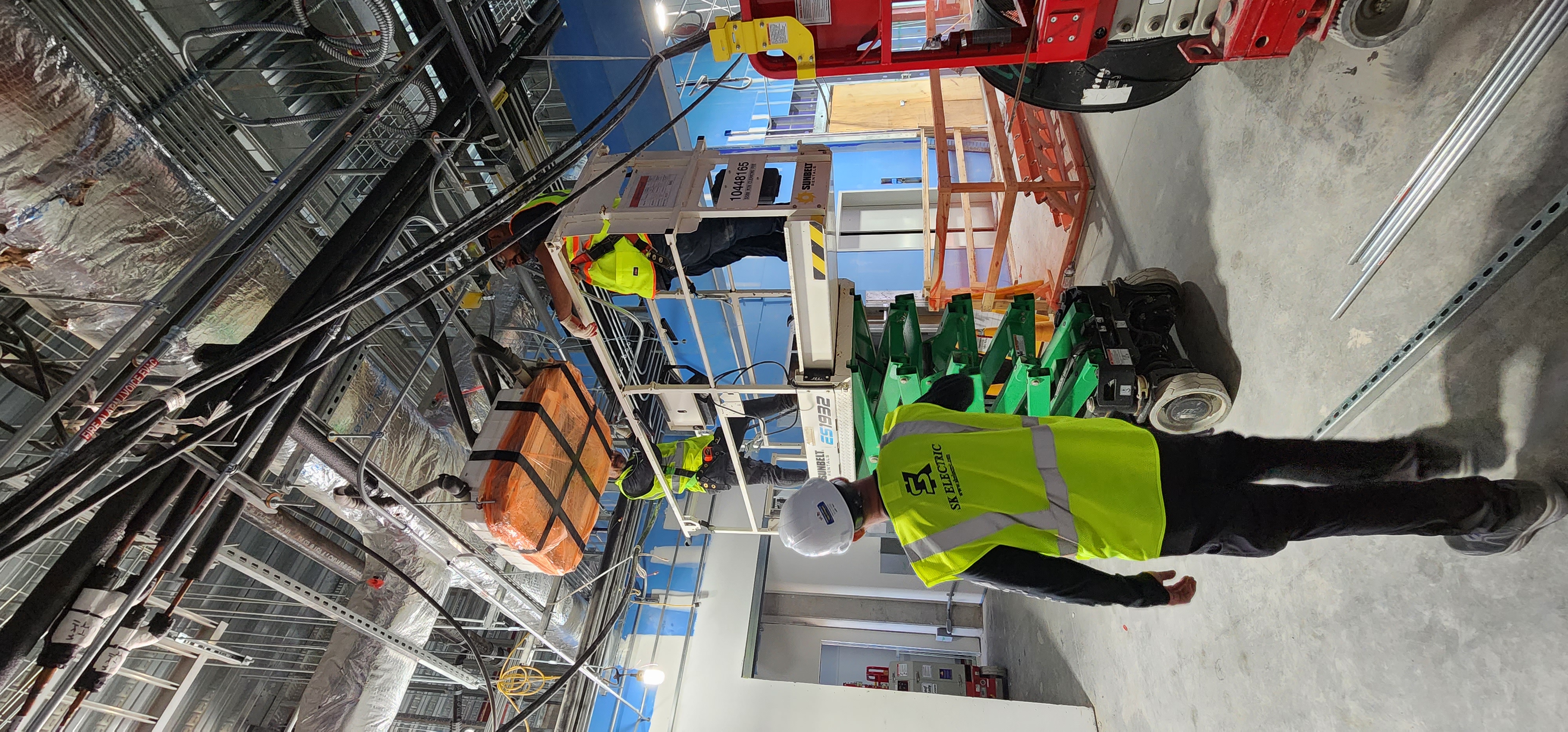 Cable Tray & Wiring — Taylor campus field photo 11
