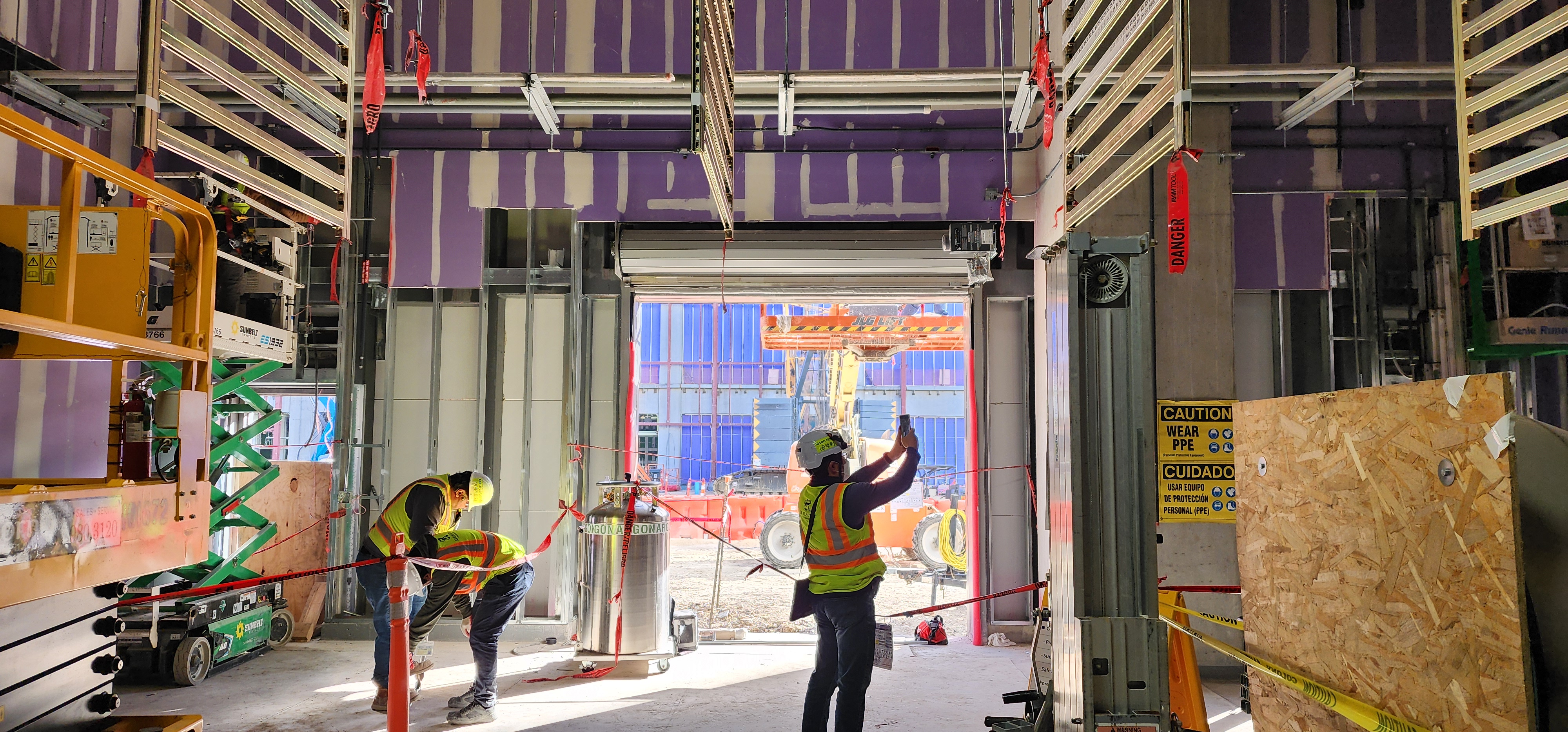Cable Tray & Wiring — Taylor campus field photo 12