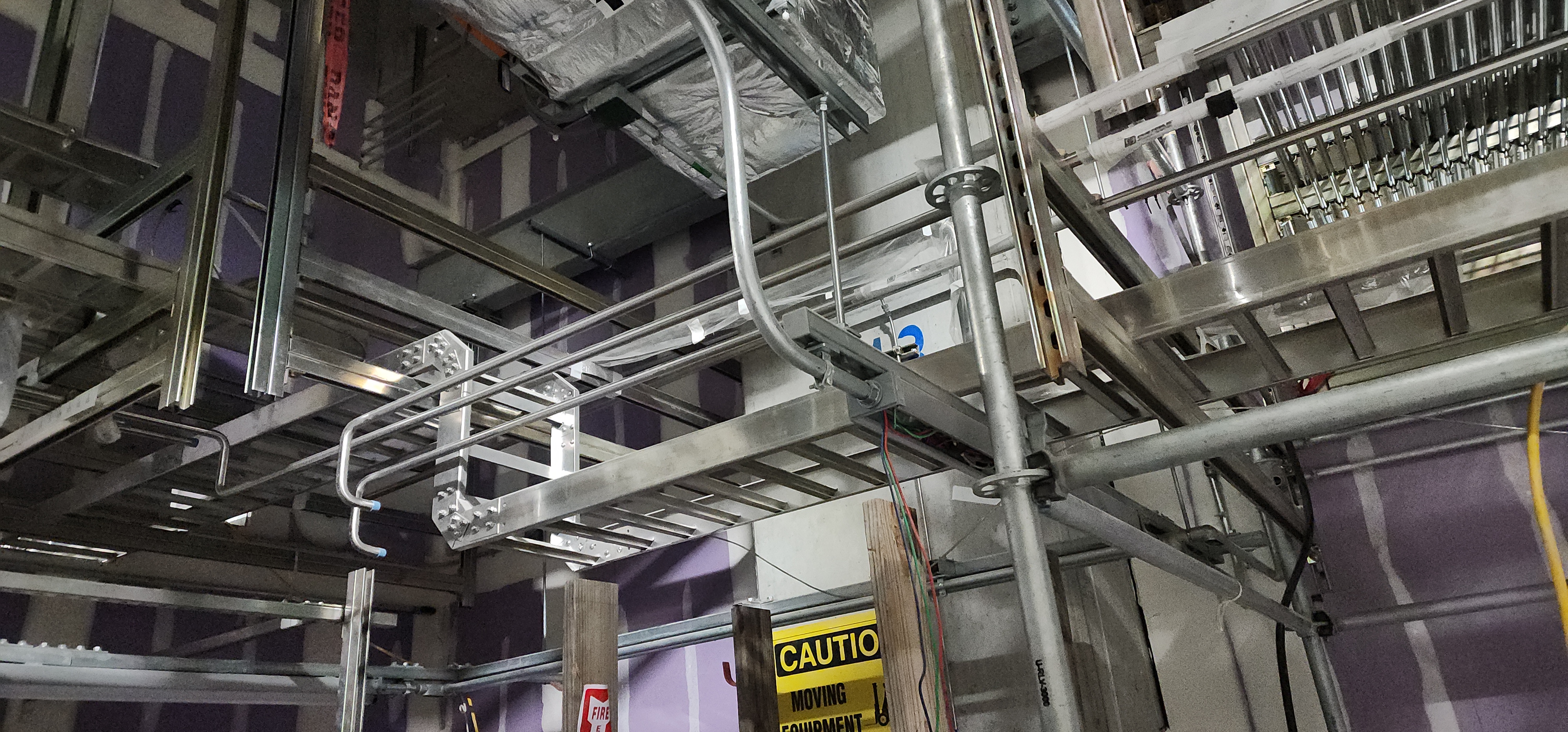 Cable Tray & Wiring — Taylor campus field photo 18