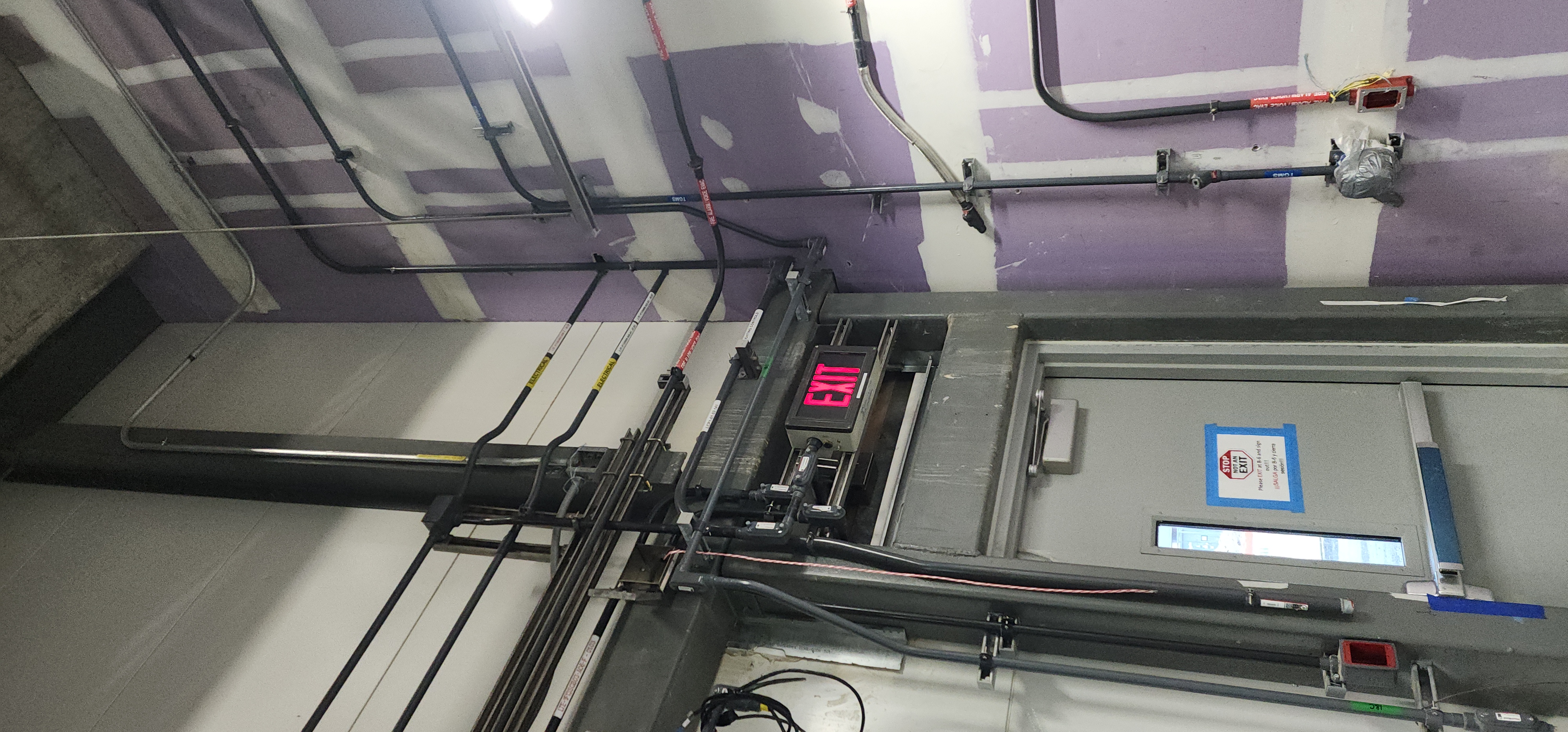 Cable Tray & Wiring — Taylor campus field photo 20