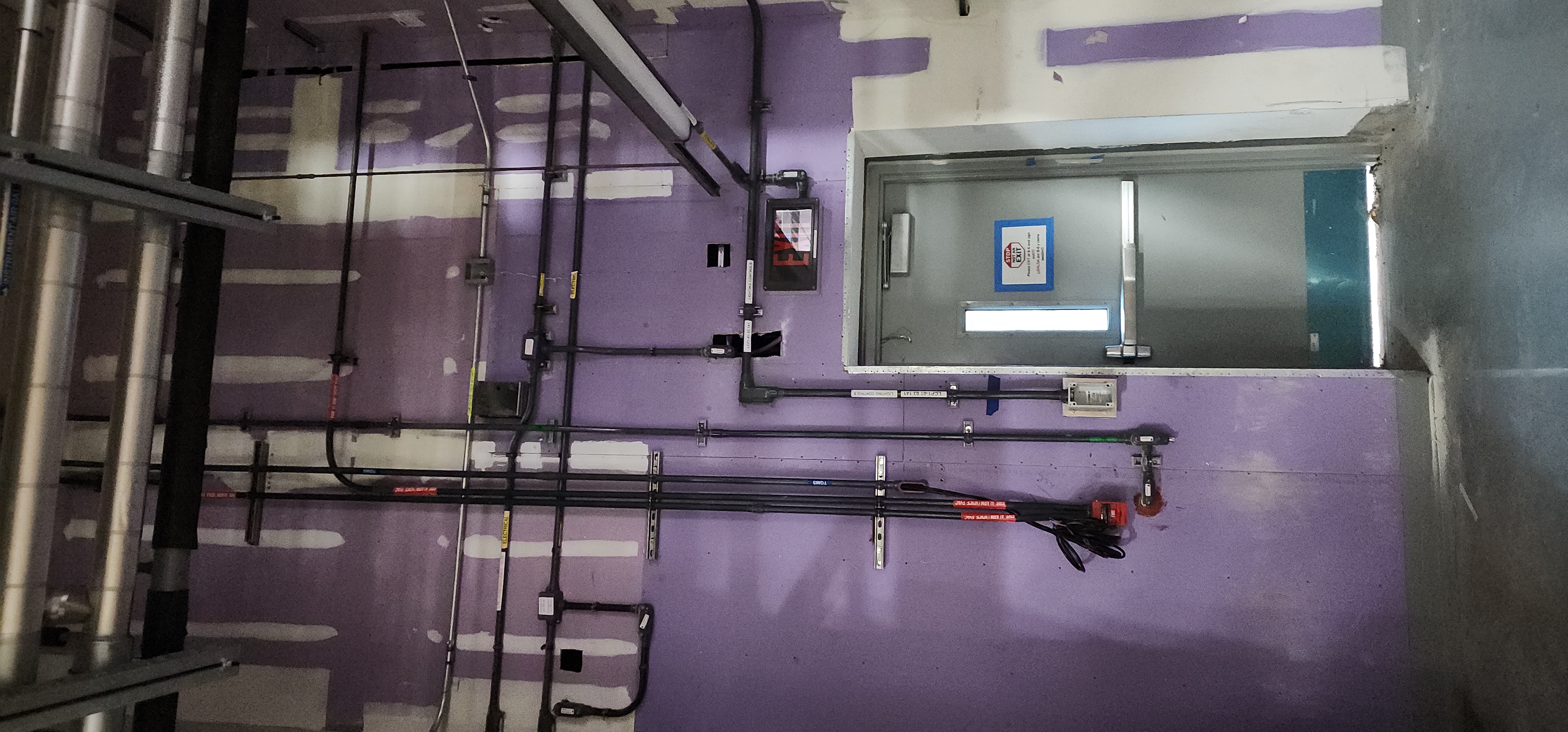 Equipment & Terminations — Taylor campus field photo 21