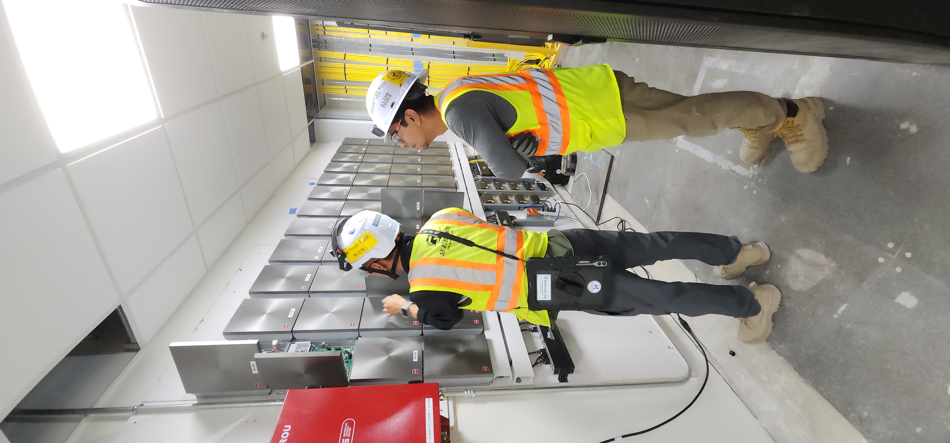 Equipment & Terminations — Taylor campus field photo 24